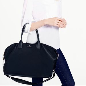 Kate Spade Lyla Weekender in Black